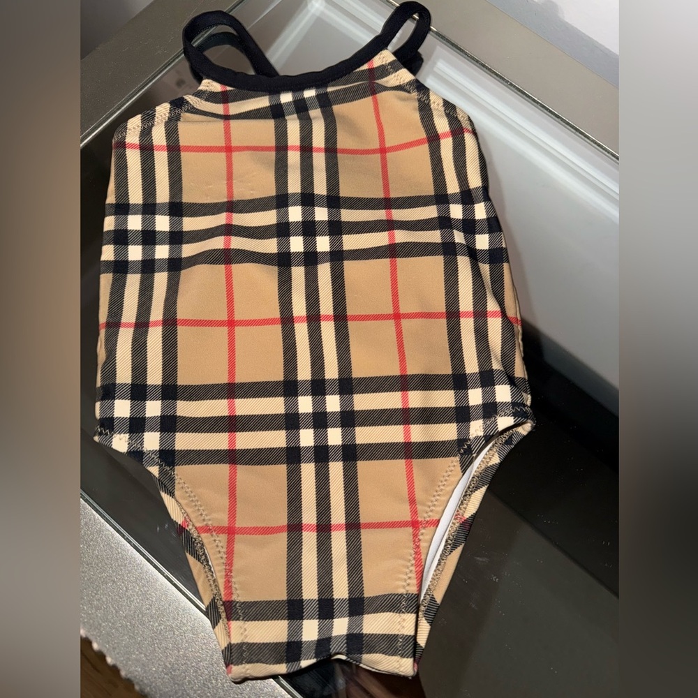 Toddler Burberry one piece swimsuit